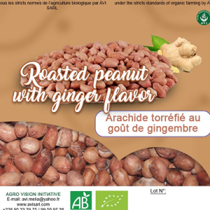 Roasted Peanuts With Ginger Flavor