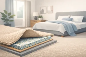 best carpet padding for bedrooms featured