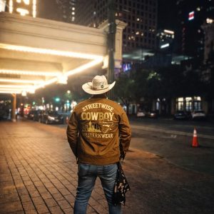 Streetwise Cowboy Canvas Jacket — Austin Night